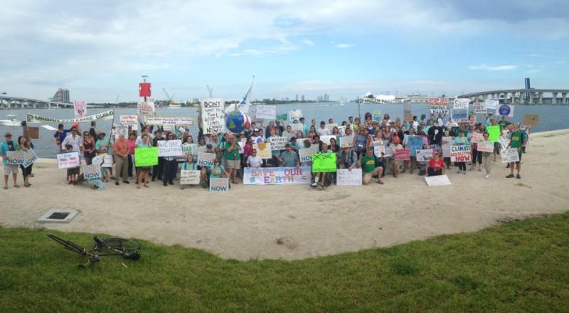 Miami  demands action on climate change