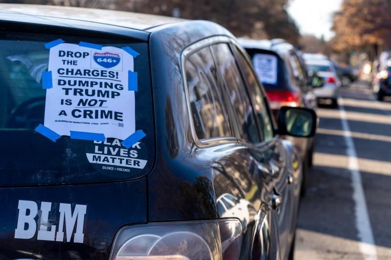 Car caravan demands drop charges vs those arrested in Nov 4 protest
