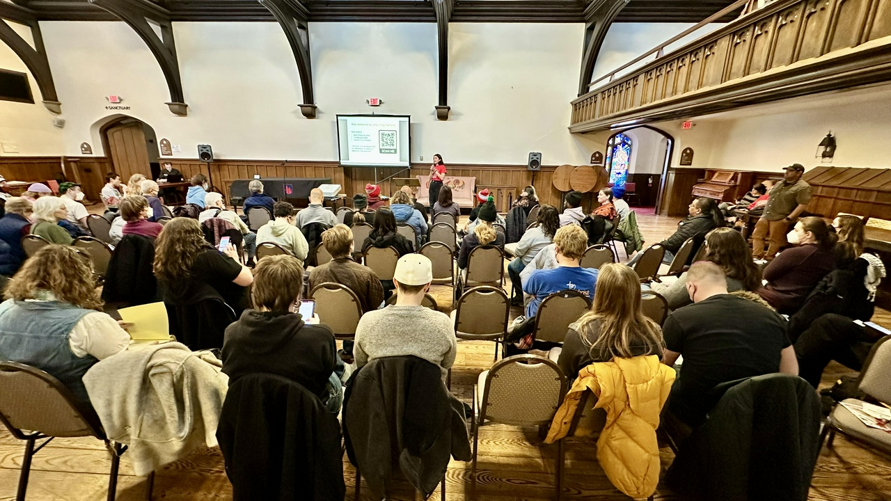 February 8 immigration raid response training.