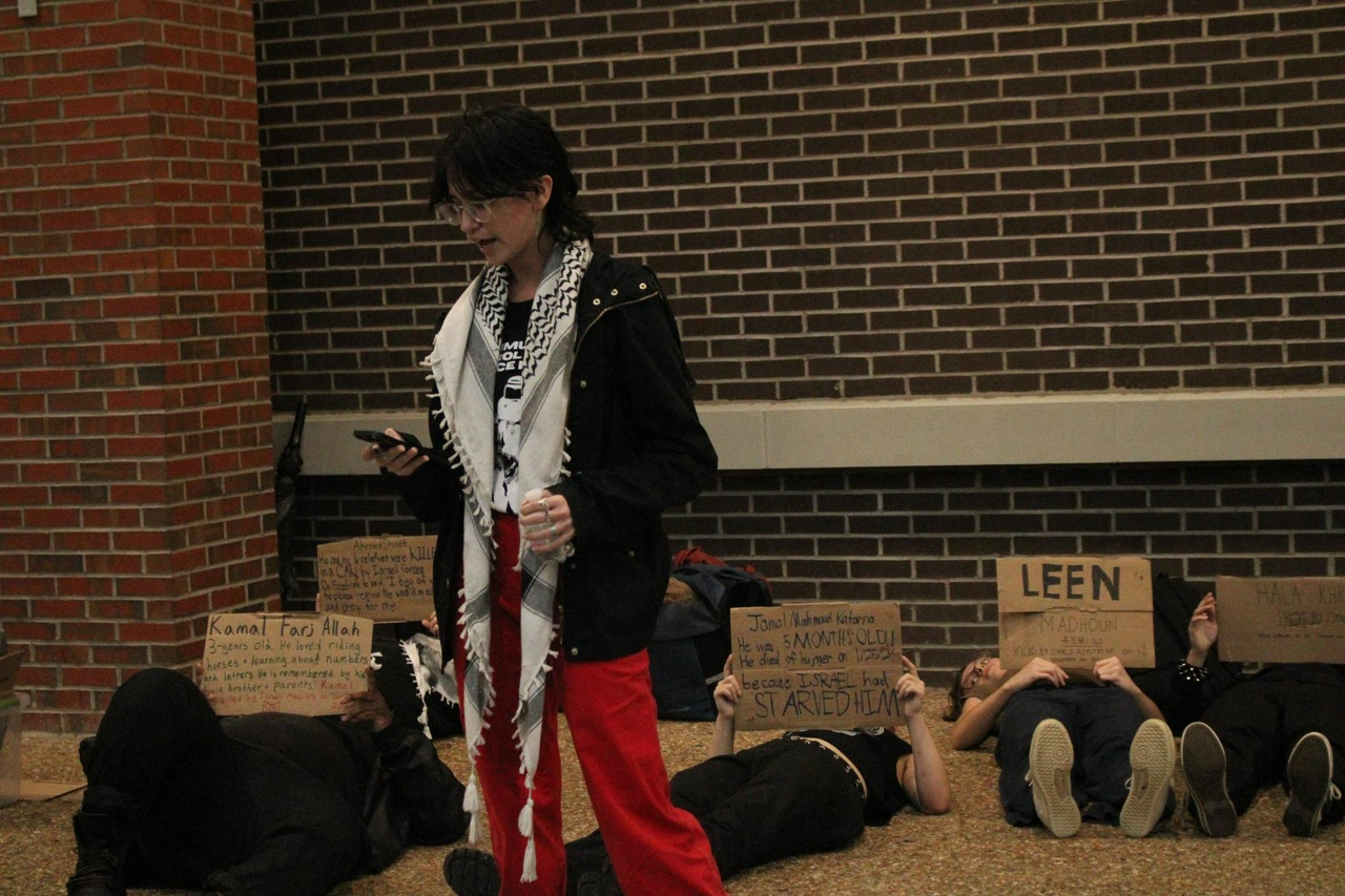 Tallahassee protest against the genocide in Palestine.  | Staff/Fight Back! News