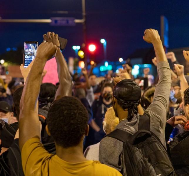 Protests in Minneapolis.