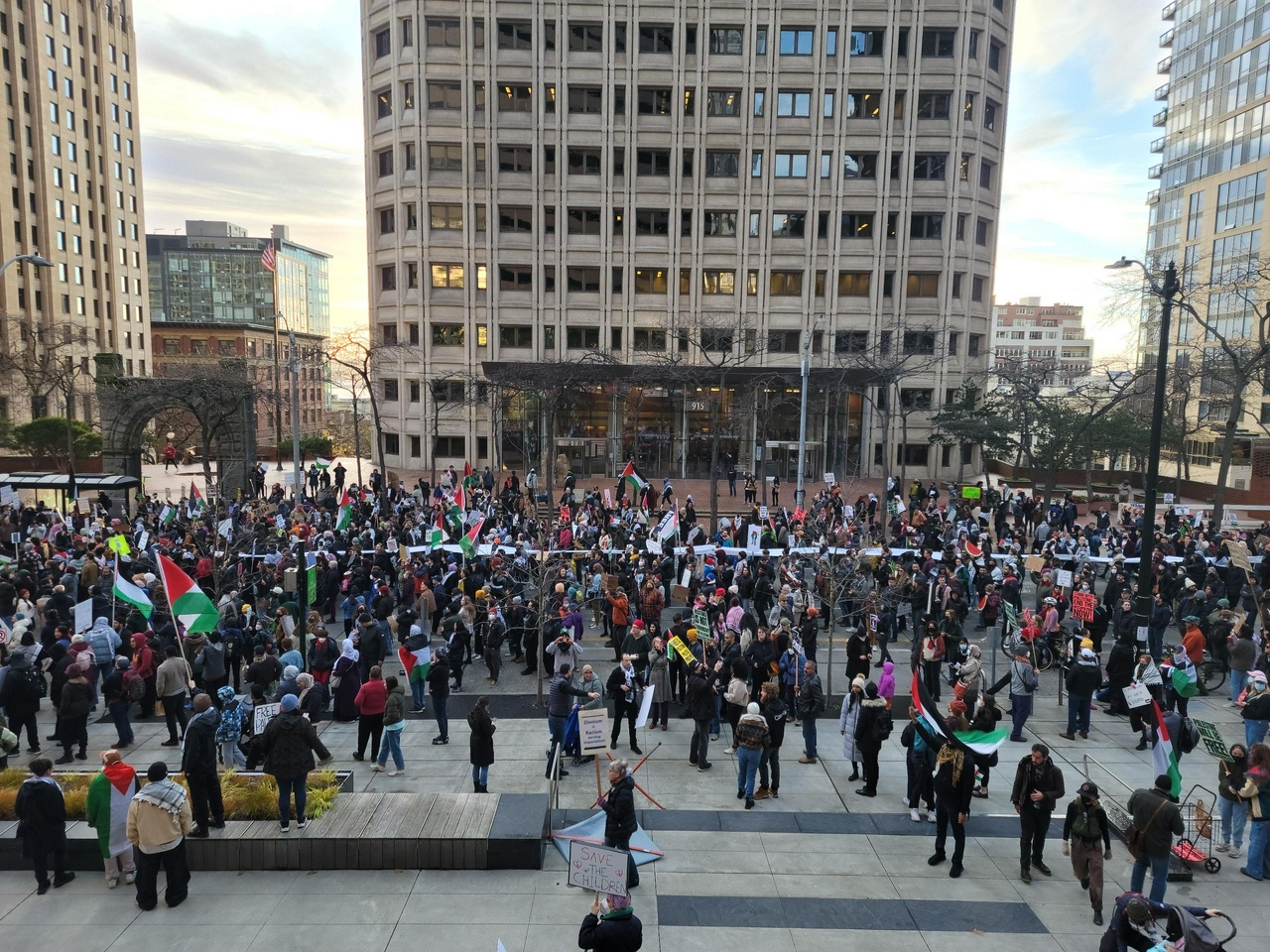 Seattle protest in support of Palestine. | Fight Back! News/staff