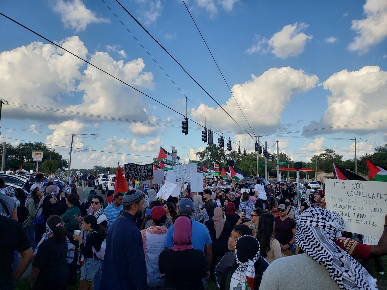 Tampa stands in solidarity with Palestine. | Fight Back! News/staff