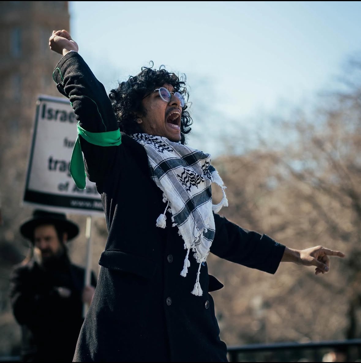 NYC students demand freedom for Mahmoud Khalil.