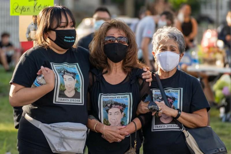 Travis Jordan's girlfriend Taren Vang, mother Flo Ching and aunt Lei Gahler