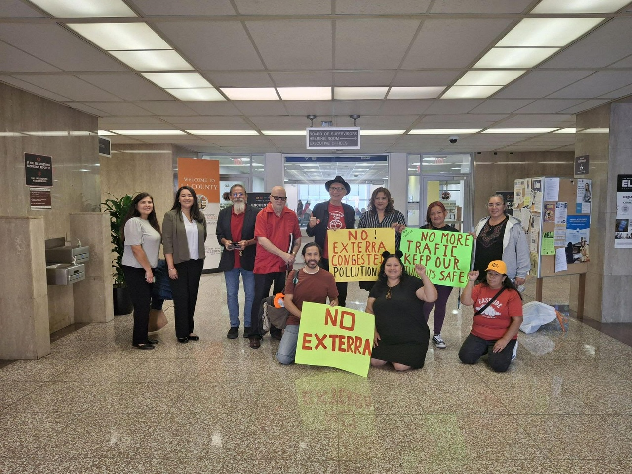 Members of Centro CSO with community members a successful vote against Extera charter school.  | Staff/Fight Back! News