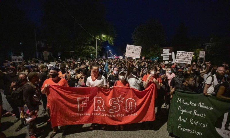 Mass protest following the attempted murder of Jacob Blake in Kenosha in 2020