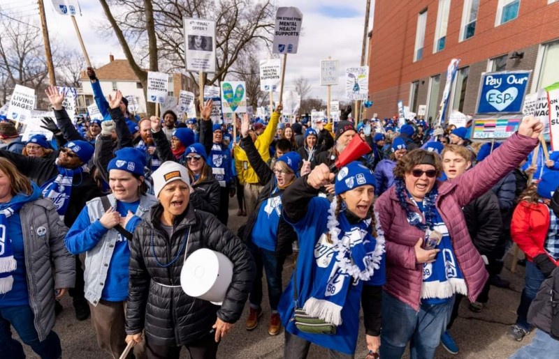 Striking Minneapolis educators