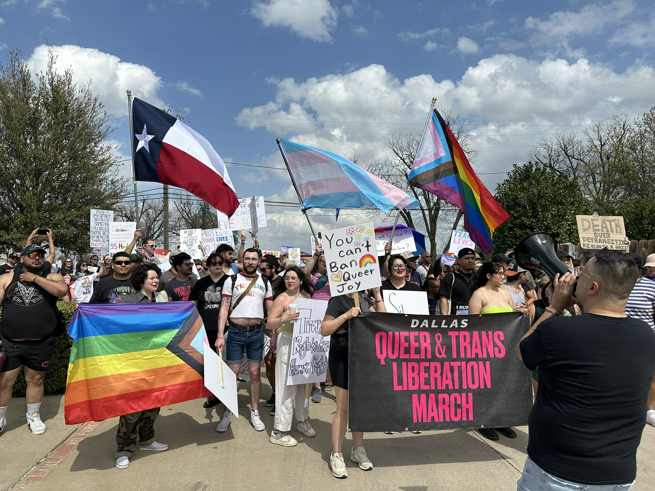 Dallas queer and trans liberation march
