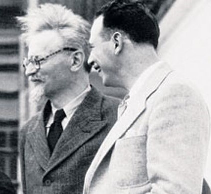 Trotsky with Max Shachtman.