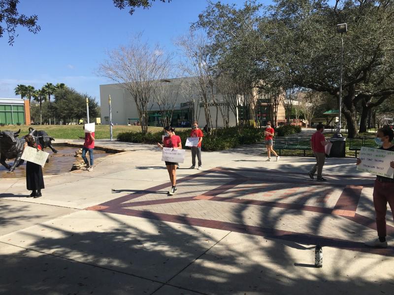 Tampa students resist attacks on their right to protest.