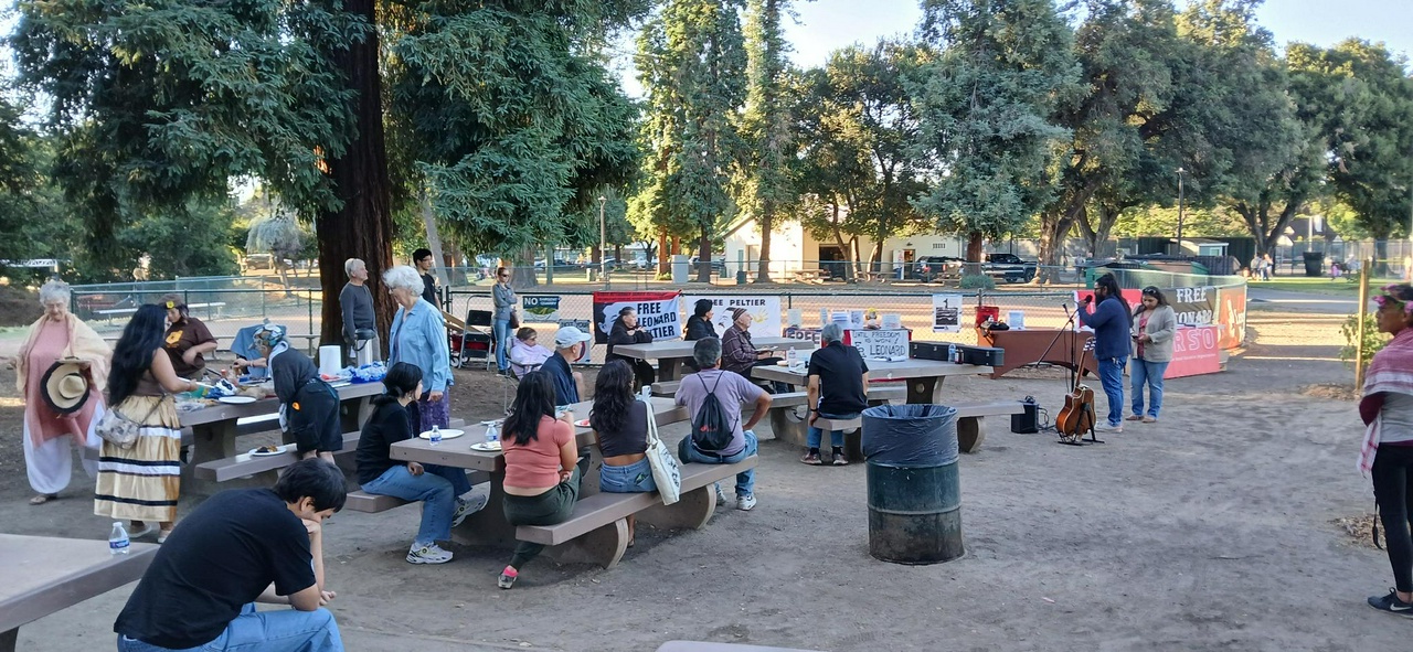 San Jose rally demands the release of Leonard Peltier.  | Fight Back! News/staff