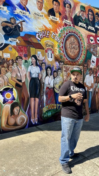 Mural in Chicano Park.