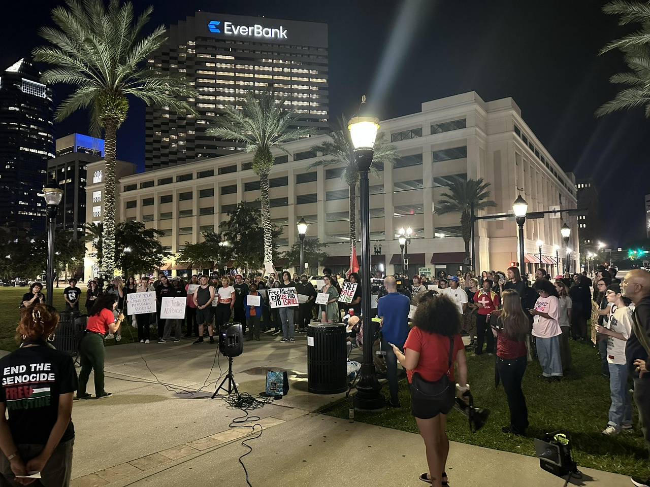  Jacksonville, Florida protest after Trump election.
