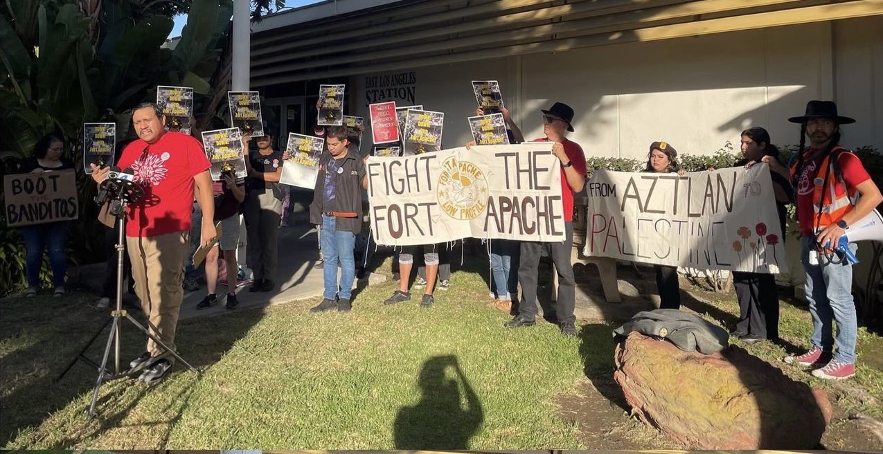 Centro CSO press conference blasts LA sheriffs for tear-gassing Dodgers fans.  | Staff/Fight Back! News