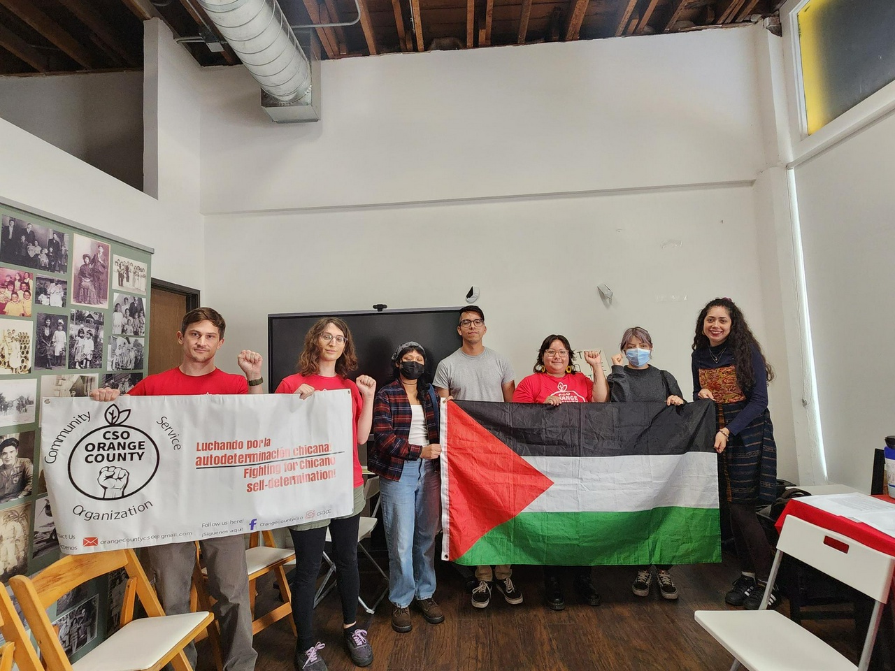 Santa Ana, California pro-Palestine event marks one year of resistance to genocide.  | Staff/Fight Back! News