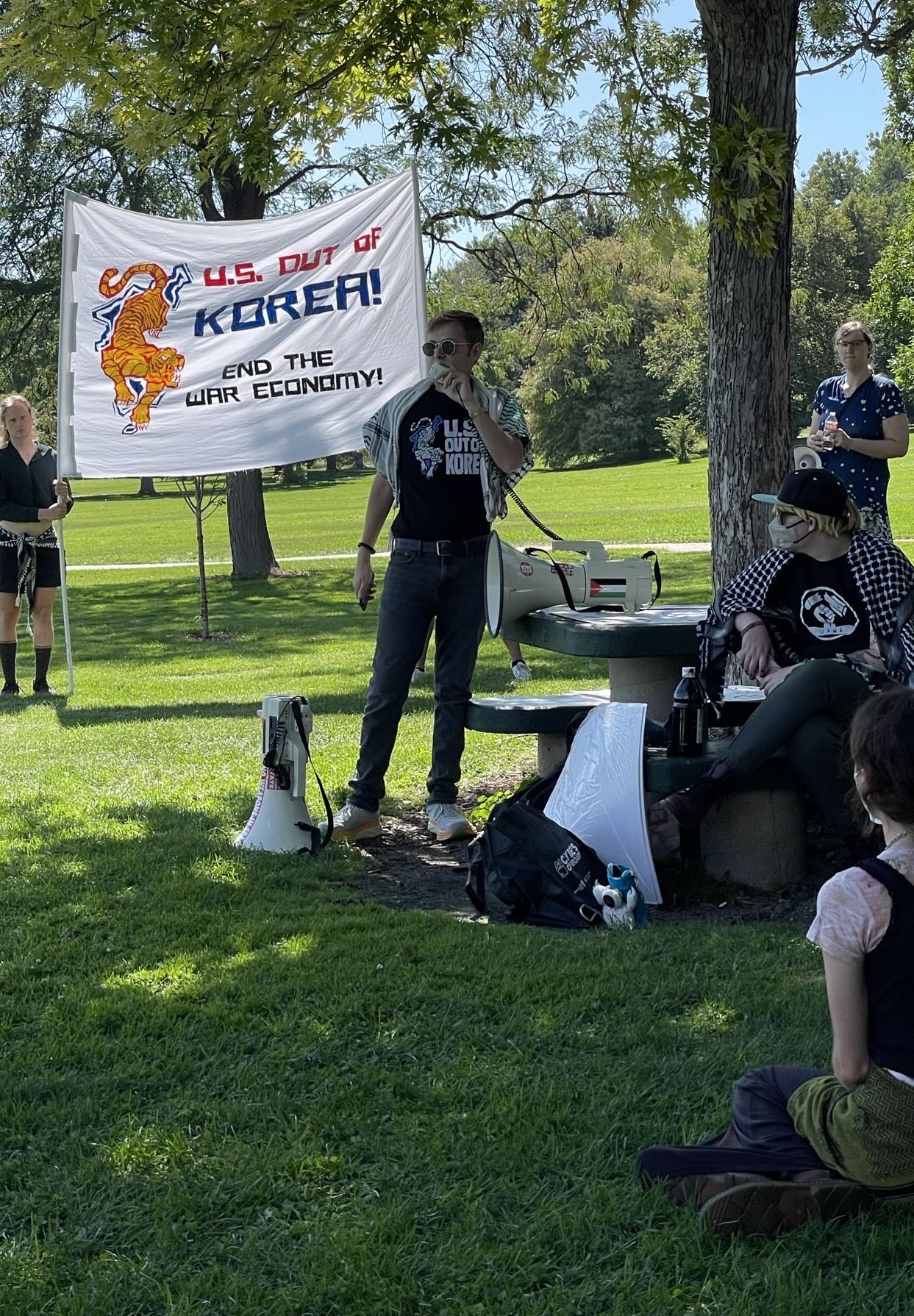 Denver protest against the U.S. occupation in Korea.  | Staff/Fight Back! News