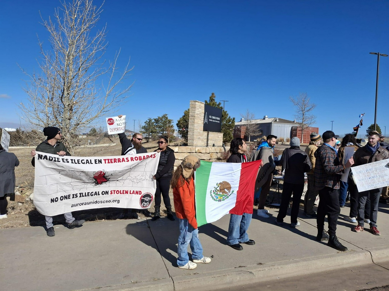 Colorado protest against deportations. | Photo: Fight Back! News Colorado protest against deportations.