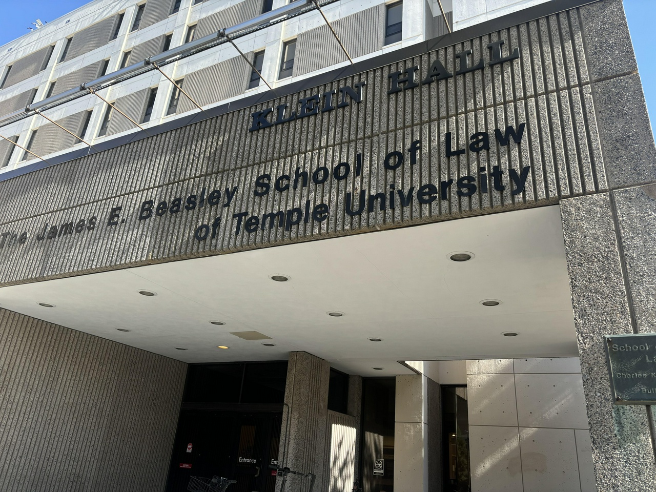 Temple University Beasley School of Law in Philadelphia.  | Staff/Fight Back! News