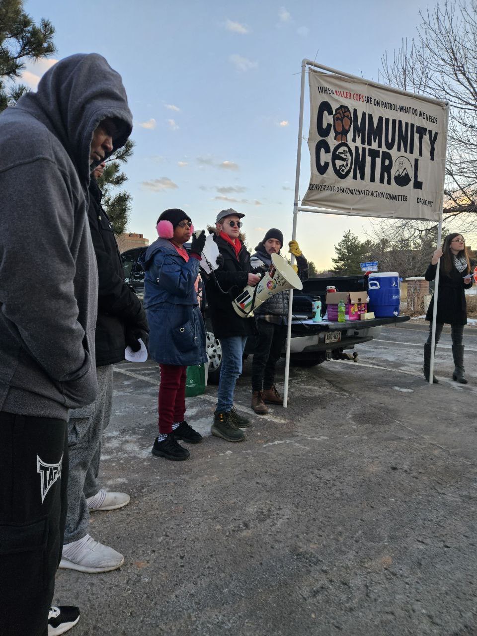 Colorado protest demands police accountability.