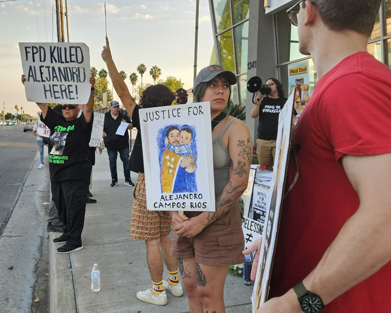 Protest against police crimes in Fullerton, California.  | Staff/Fight Back! News