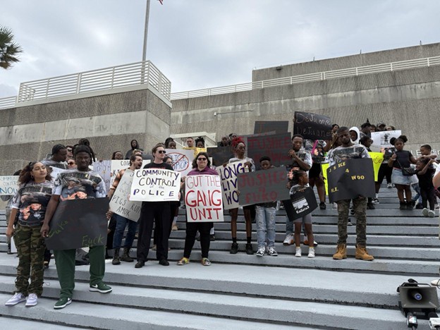 Jacksonville, Florida rally demands justice for Dejuane “Woo” Hayden.  | Staff/Fight Back! News