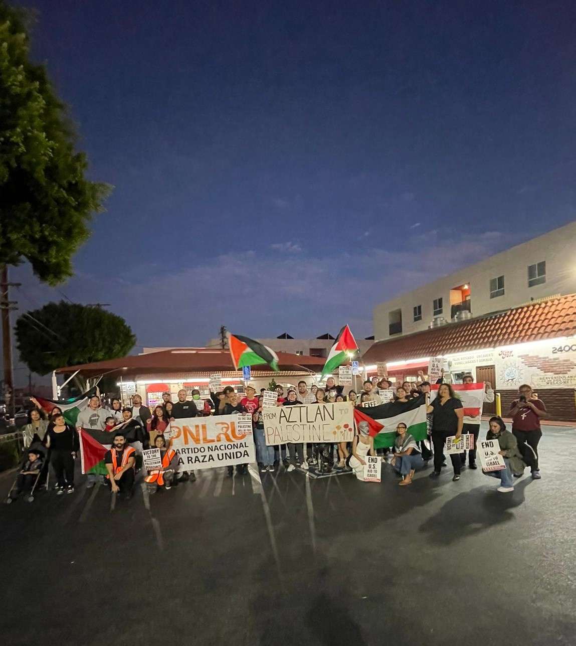 Los Angeles protest against U.S. backed genocide in Palestine.  | Fight Back! News/staff