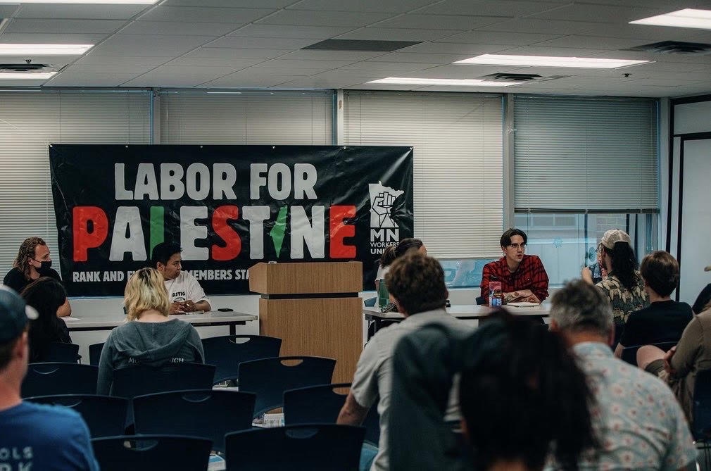 Panel discussion on the labor movement and Palestine 