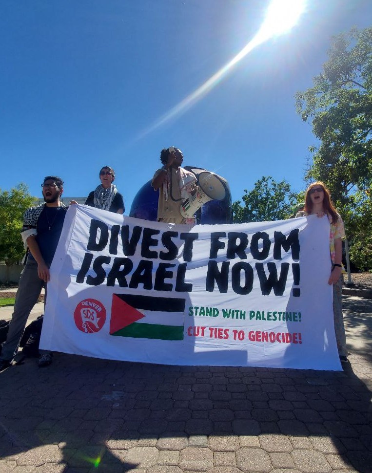 Denver students demand divestment from apartheid Israel | Fight Back News staff