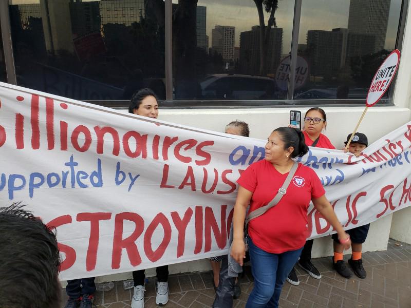 Saying no to charter schools in LA.
