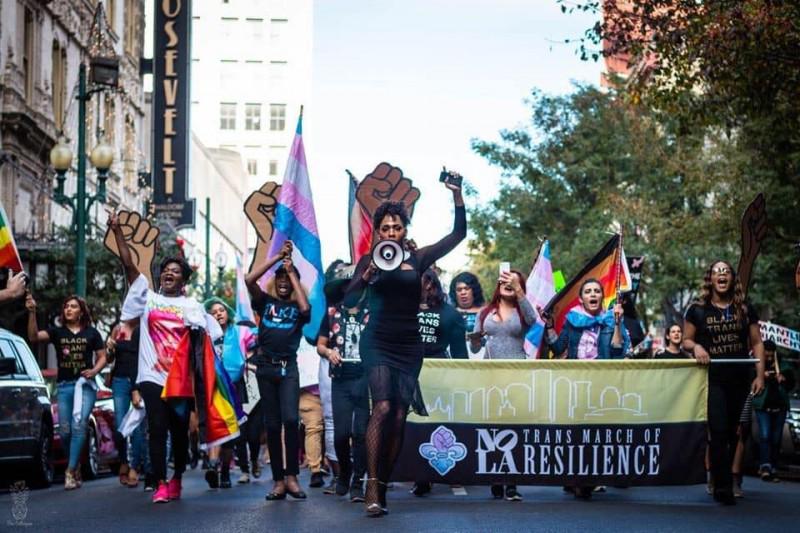 2019 Trans March of Resilience in New Orleans.