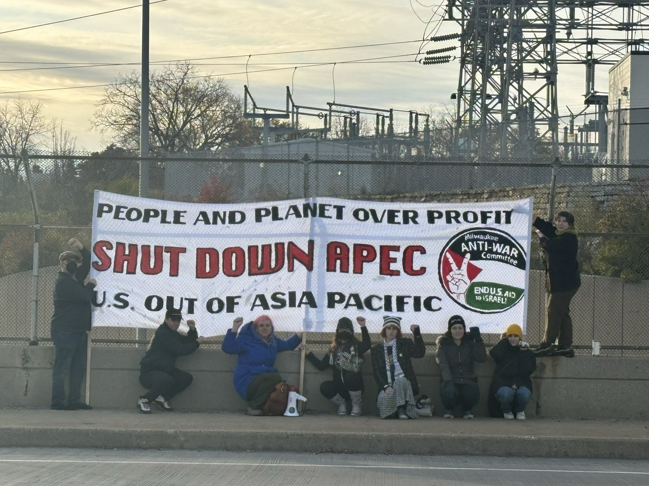 Milwaukee protest against APEC. | Fight Back! News/staff