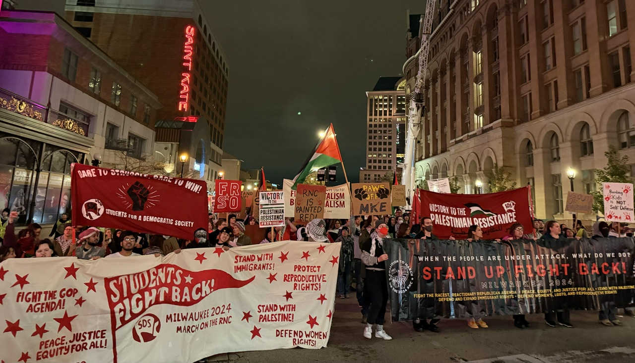 Milwaukee marches against Trump.  | Staff/Fight Back! News