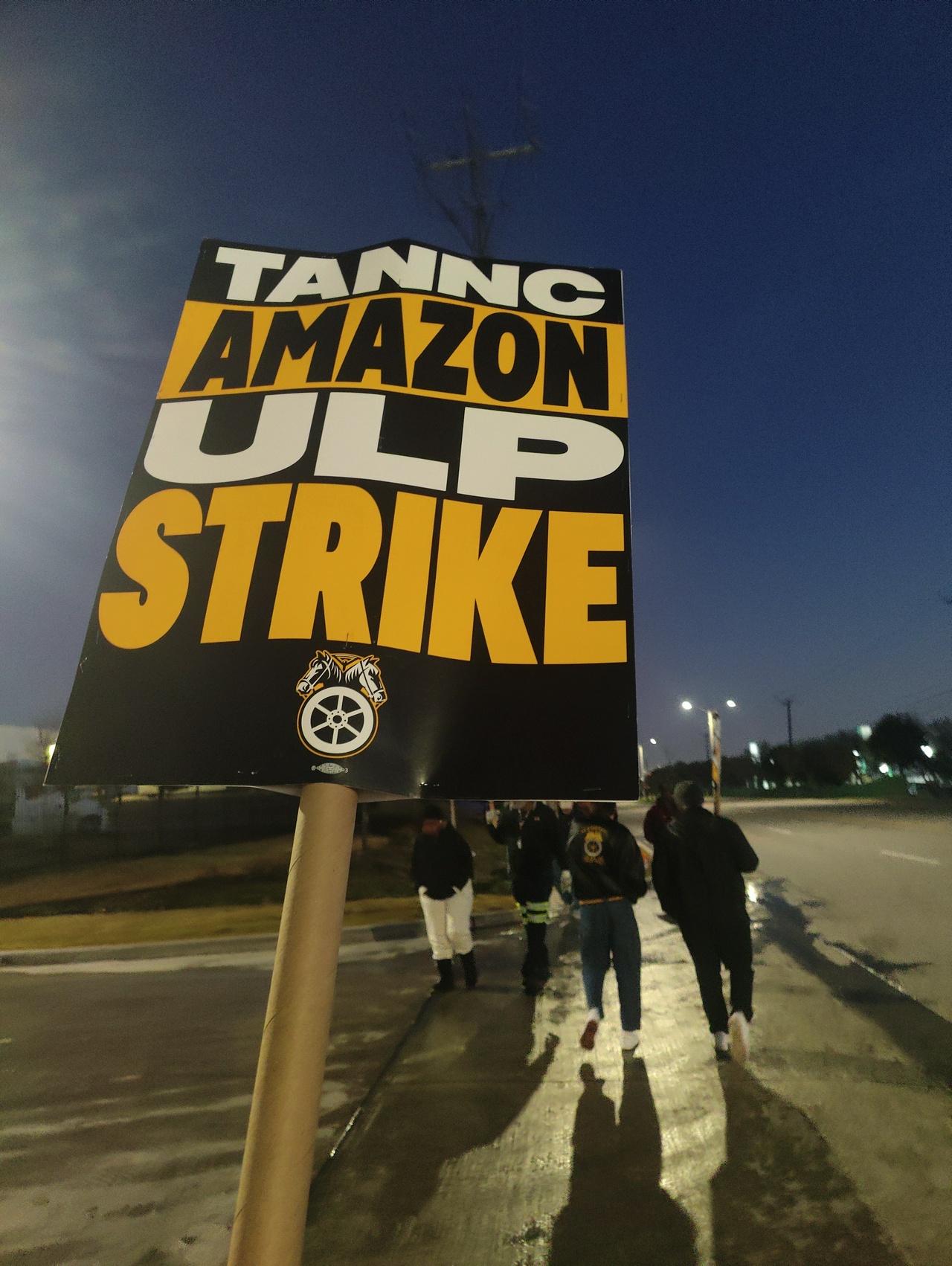 The strike at Amazon is one its second day with workers across the country on the picket lines. 