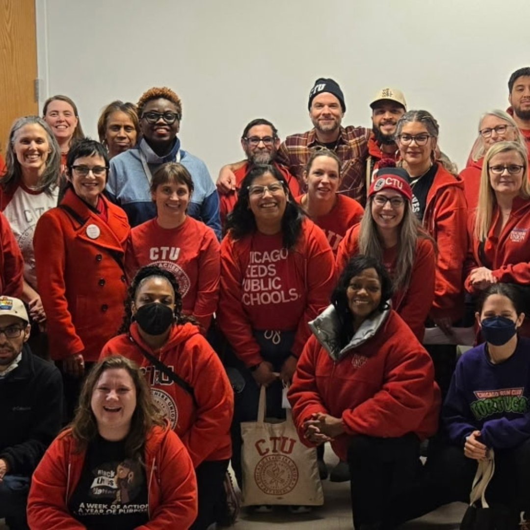 Members of the Chicago Teachers Union are fighting for a decent contract.