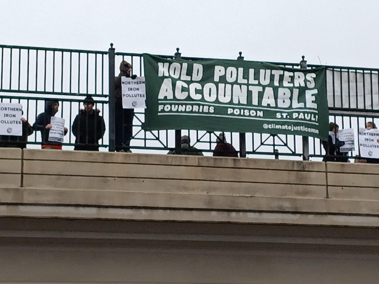 Members of Climate Justice Committee holds polluters accountable.  | Fight Back! News/staff