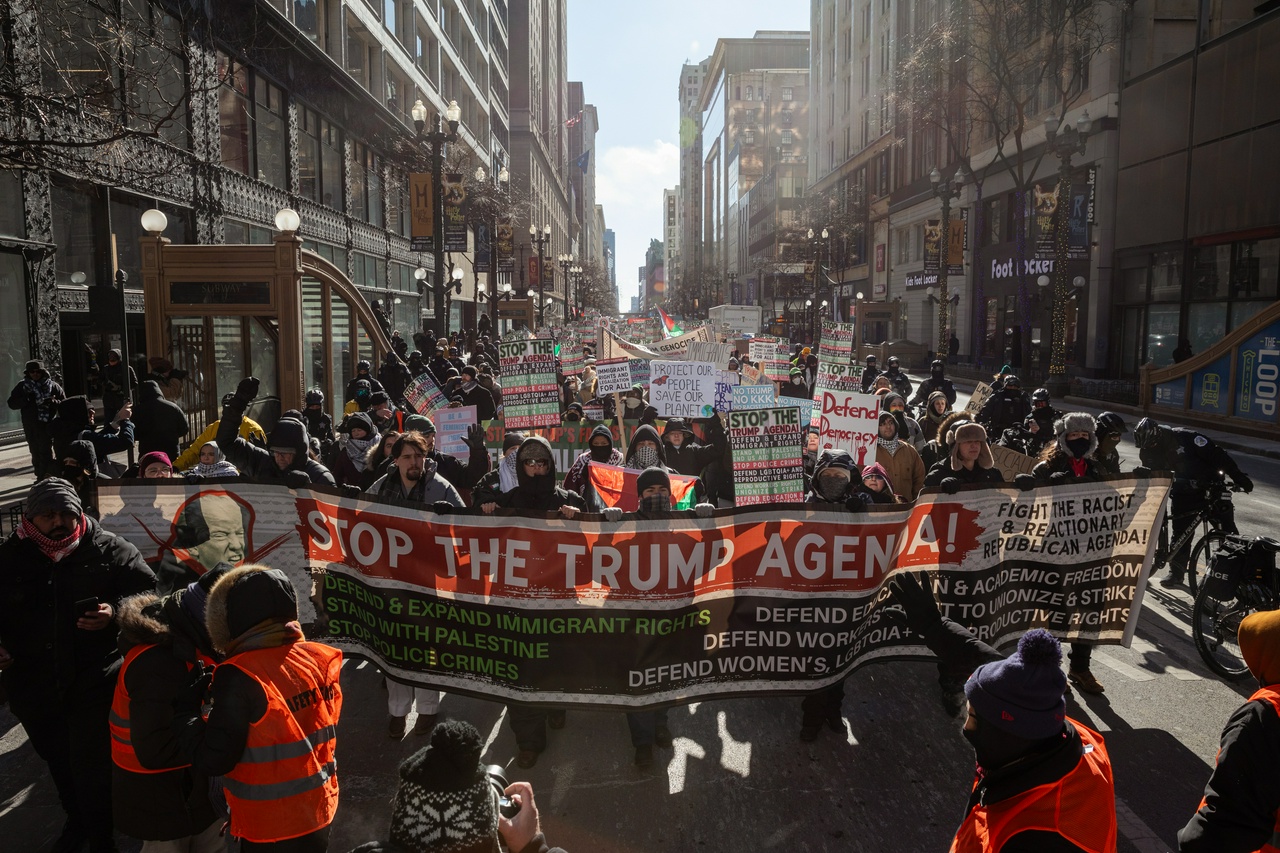 Chicago marcha contra Trump.