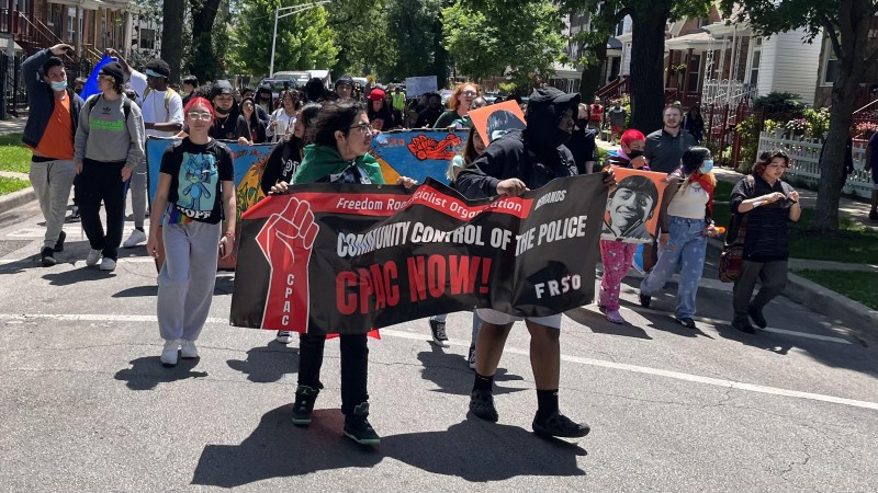 Chicago students demand police get out of their schools.