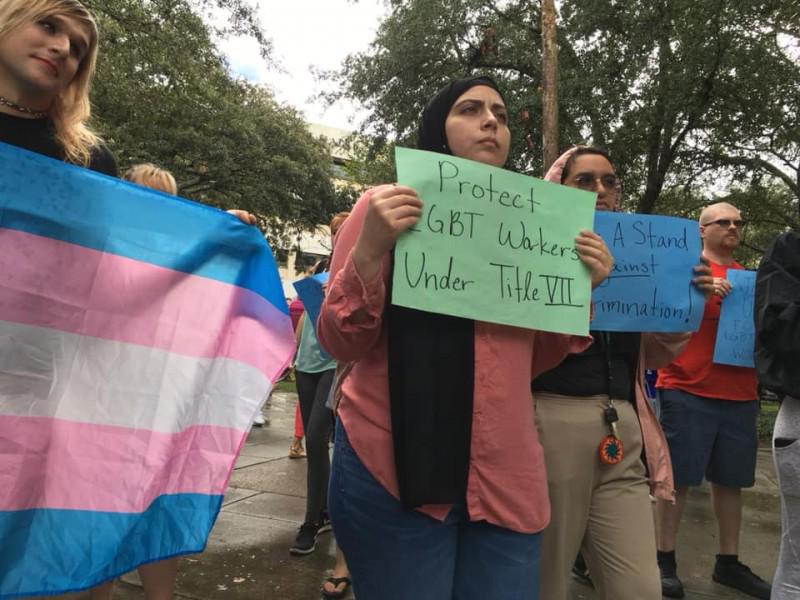Tampa SDS demands Supreme Court uphold LGBT job rights.