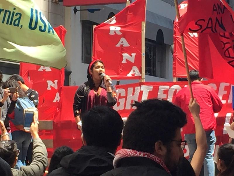 San Francisco protest demands end to Duterte regime.