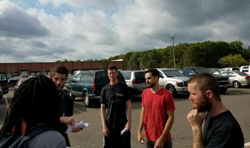Florida Teamsters leafleting at UPS.
