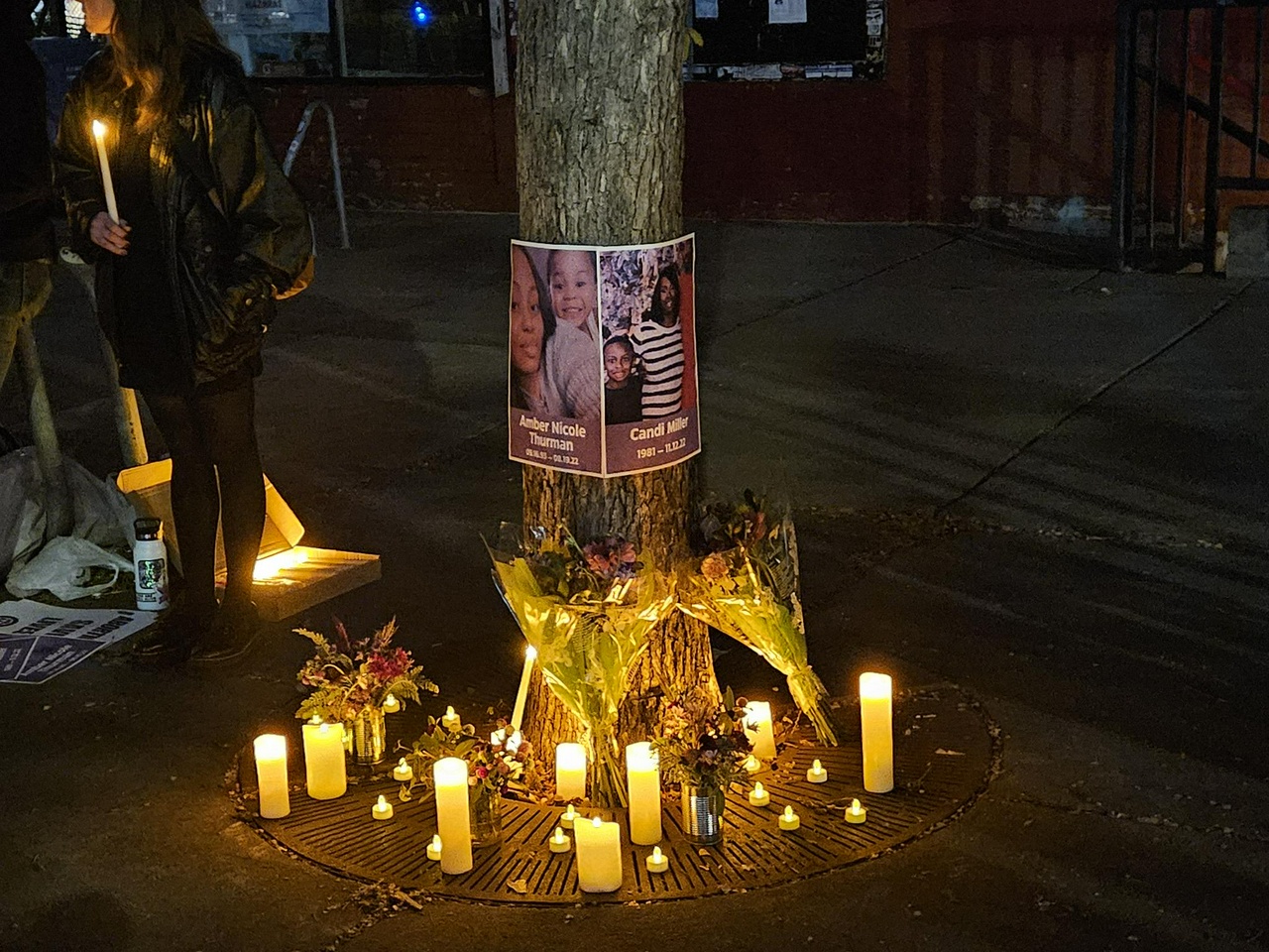 Minneapolis vigil for Amber Nicole Thurman and Candi Miller.  | Staff/Fight Back! News