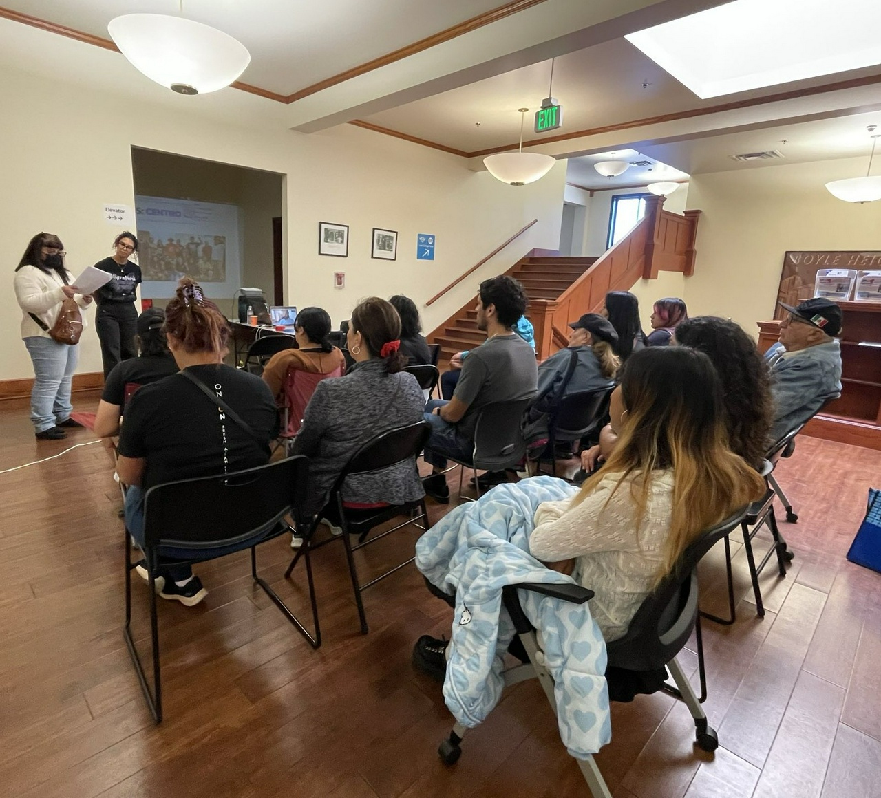 A Los Angeles community know your rights educational event addresses Trump and immigration law.  | Staff/Fight Back! News