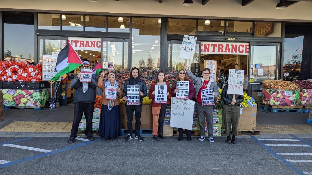 Orange County, California protest in solidarity with Palestine. | Fight Back! News/staff