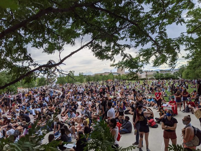 Colorado protest demands justice for Elijah McClain.