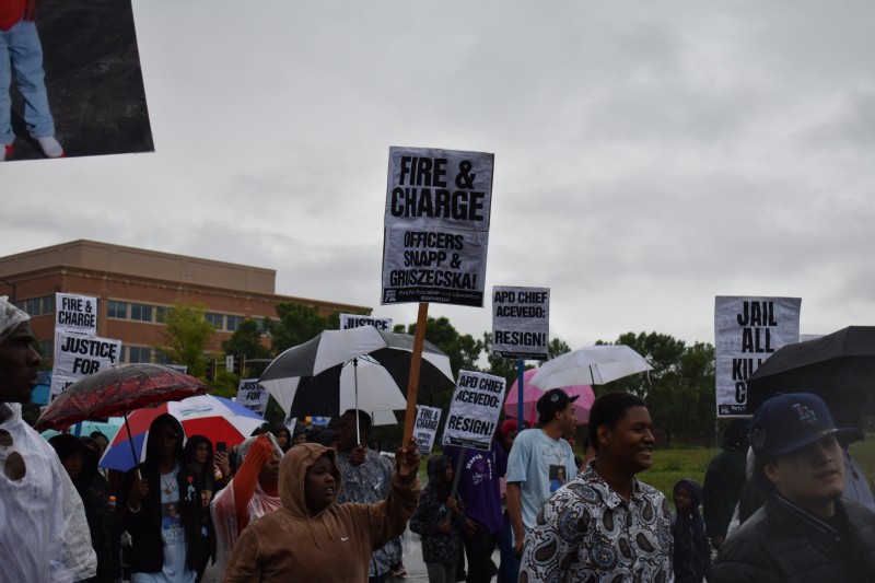 Funeral procession for Jor'Dell Richardson.
