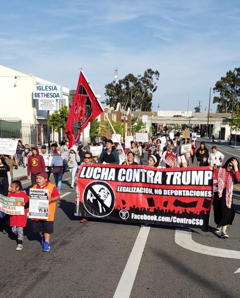 May Day march in LA.