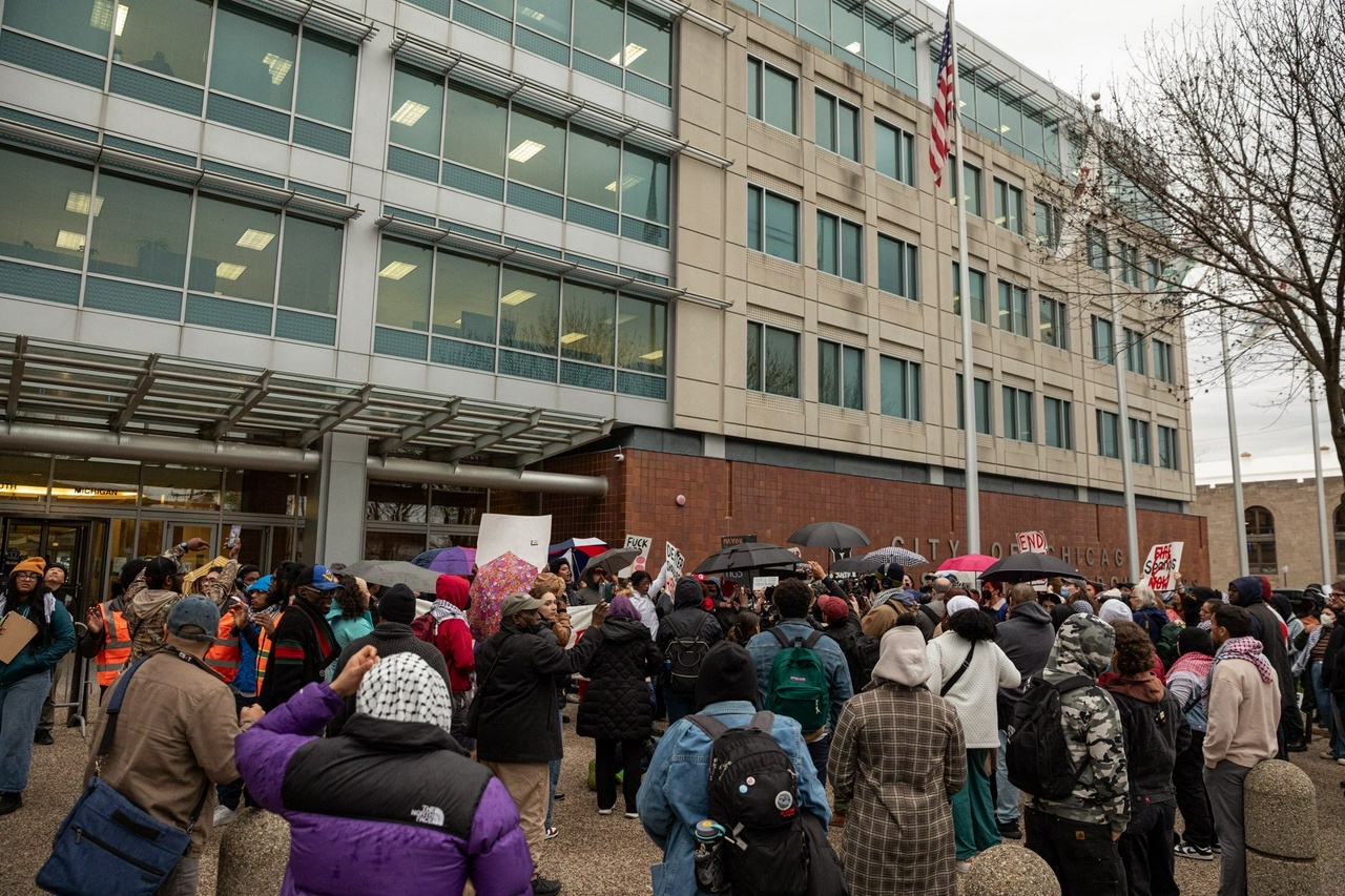 Chicago protest demands justice for Dexter Reed. | Fight Back! News/Alec Ozawa