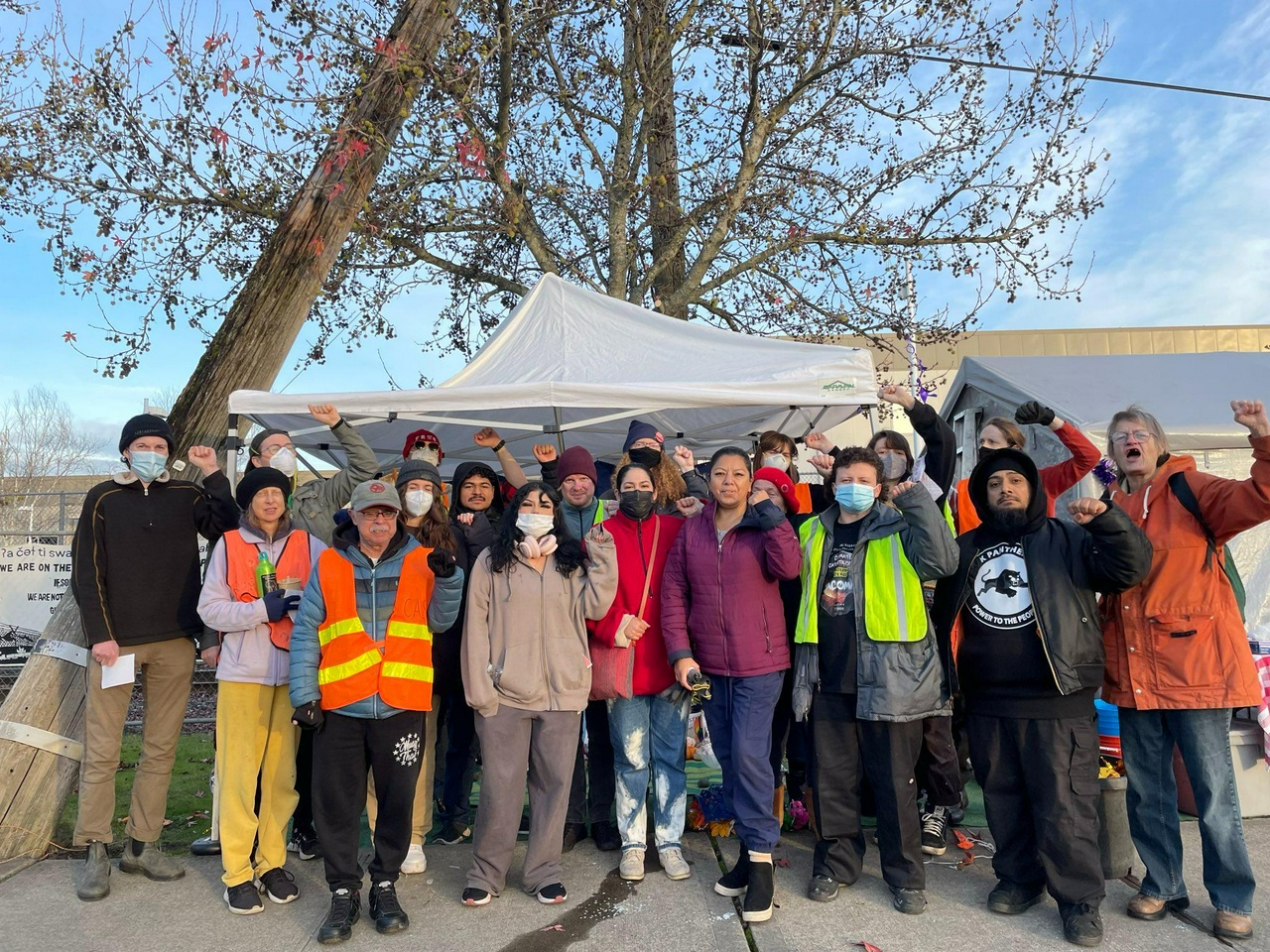 Protest at Tacoma, Washington detention center