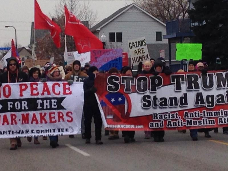 Minneapolis protest against Trump